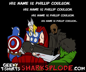 Avengers Fight Club Parody Shirt, His Name Is Phillip Coulson, Agent Coulson Lives