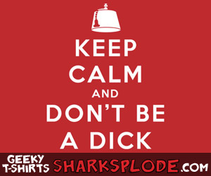 Wil Wheaton Keep Calm And Don't Be A Dick T-Shirt Wil Wheaton Keep Calm And Don't Be A Dick T-Shirt
